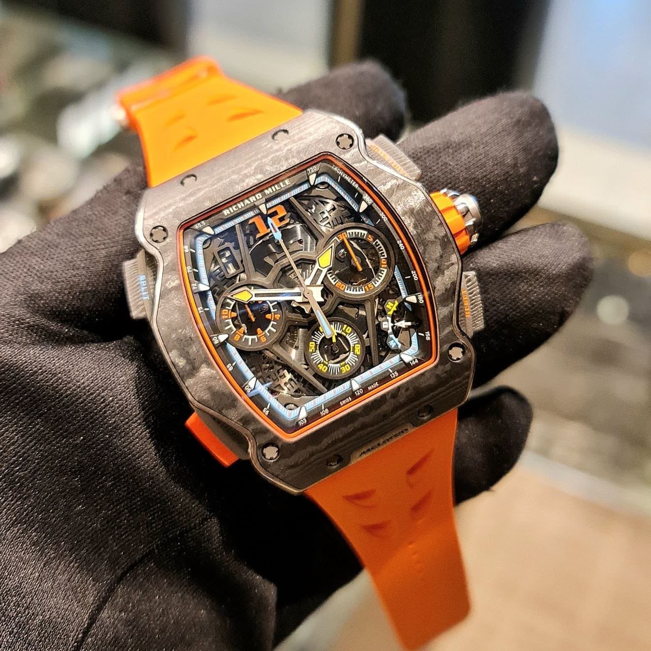 RICHARD MILLE RM 65-01 'MCLAREN' BLACK CARBON TPT LIMITED EDITION (2025)