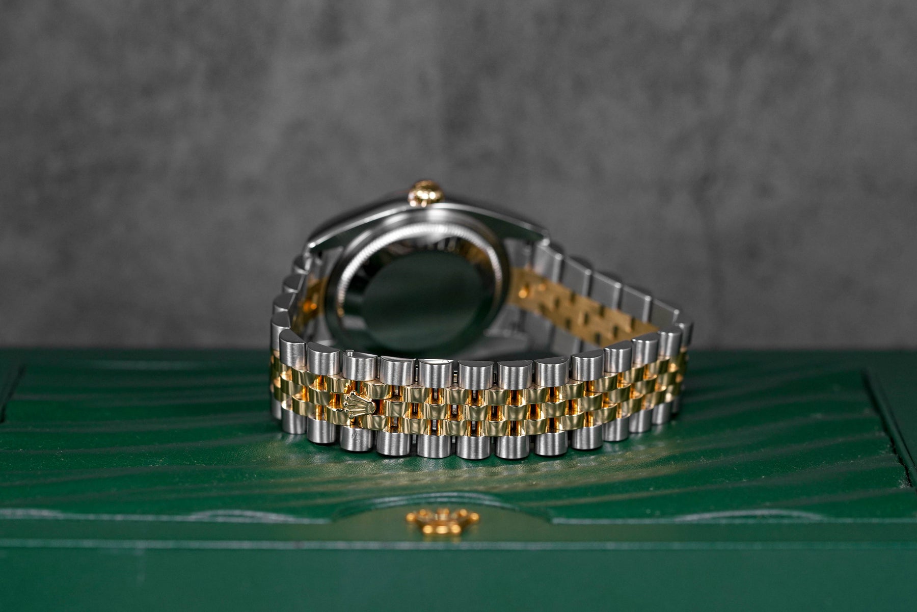 DATEJUST 36MM TWOTONE YELLOWGOLD COMPUTERIZED SILVER DIAMOND DIAL (2005)