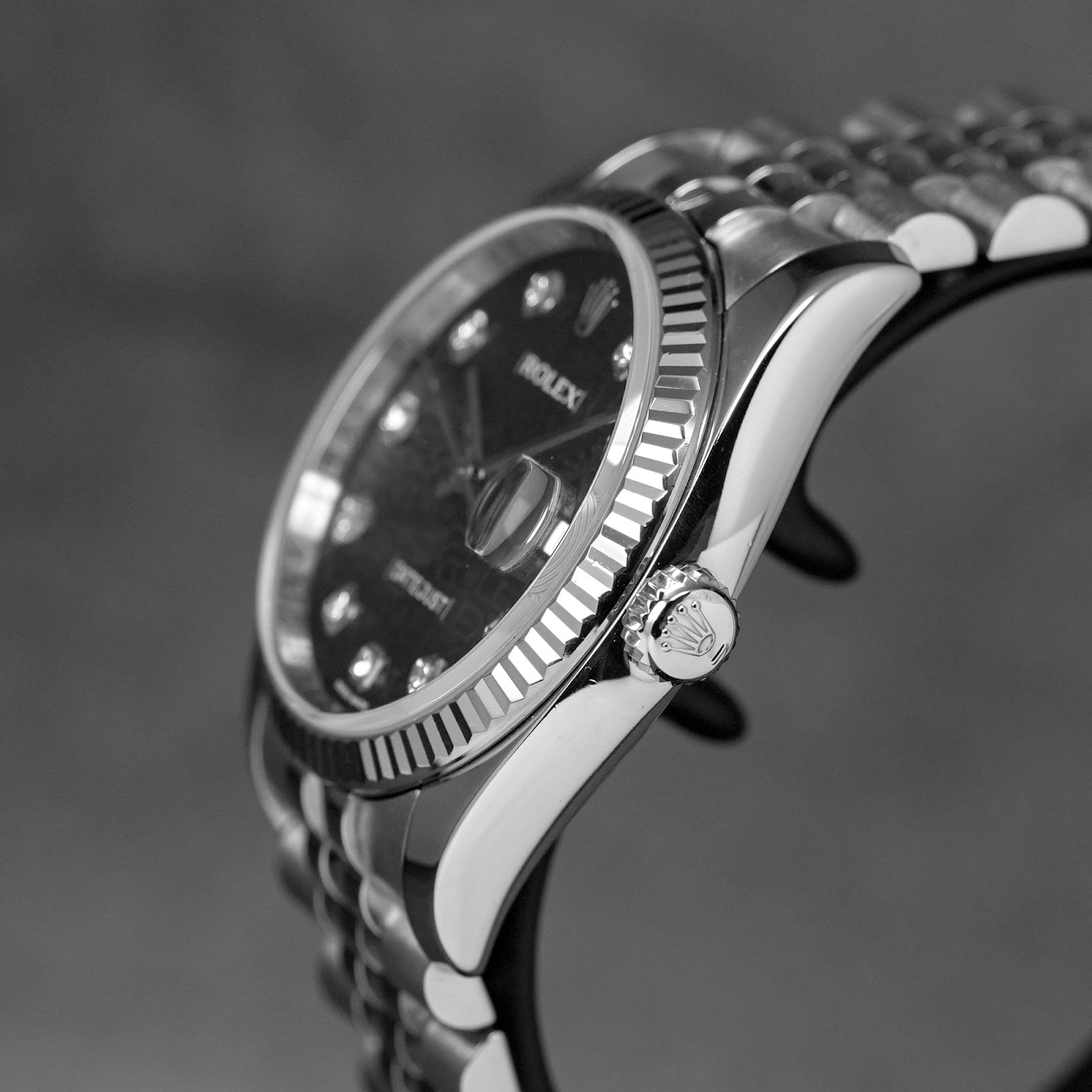 DATEJUST 36MM BLACK COMPUTERIZED DIAMOND DIAL (2014)
