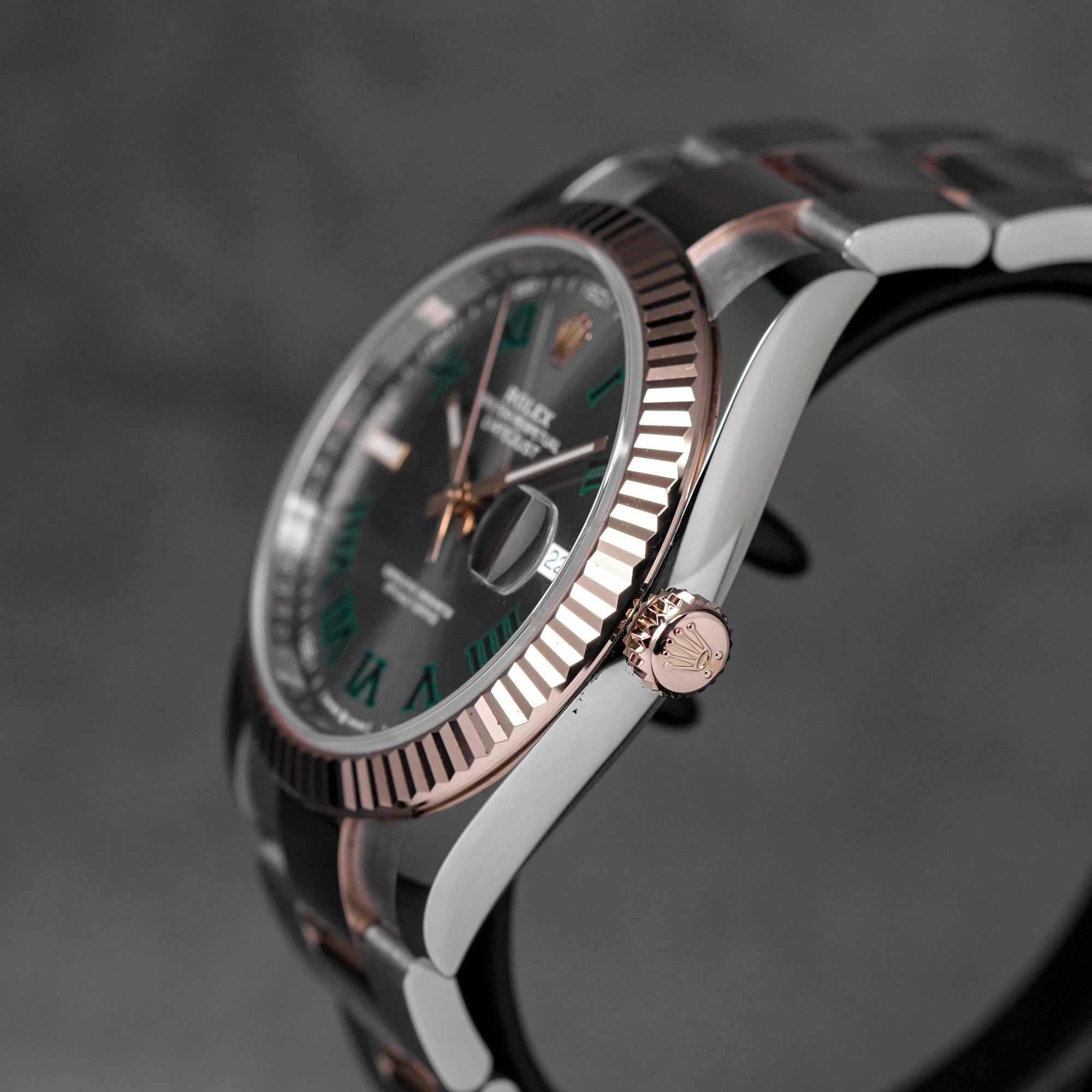 DATEJUST 41MM TWOTONE ROSEGOLD WIMBLEDON DIAL (2022)
