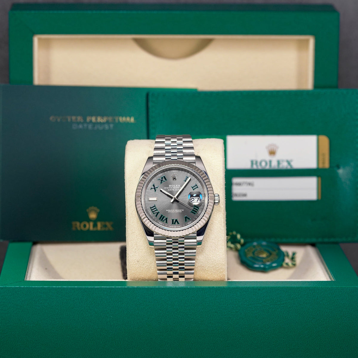 DATEJUST 41MM WIMBLEDON DIAL (2020)