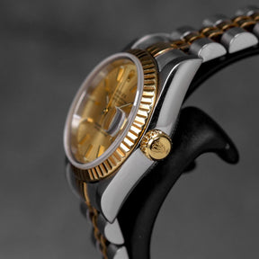 DATEJUST 26MM TWOTONE YELLOWGOLD CHAMPAGNE DIAL (2004)