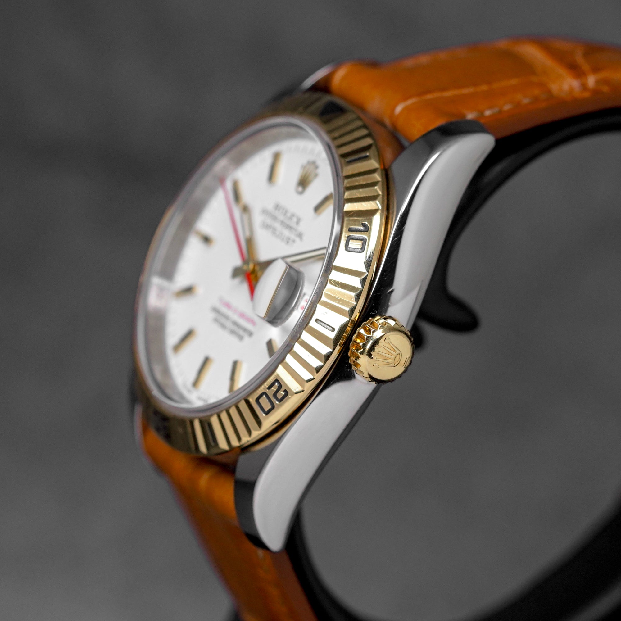 DATEJUST 36MM TWOTONE YELLOWGOLD TURN-O-GRAPH WHITE DIAL (2008)