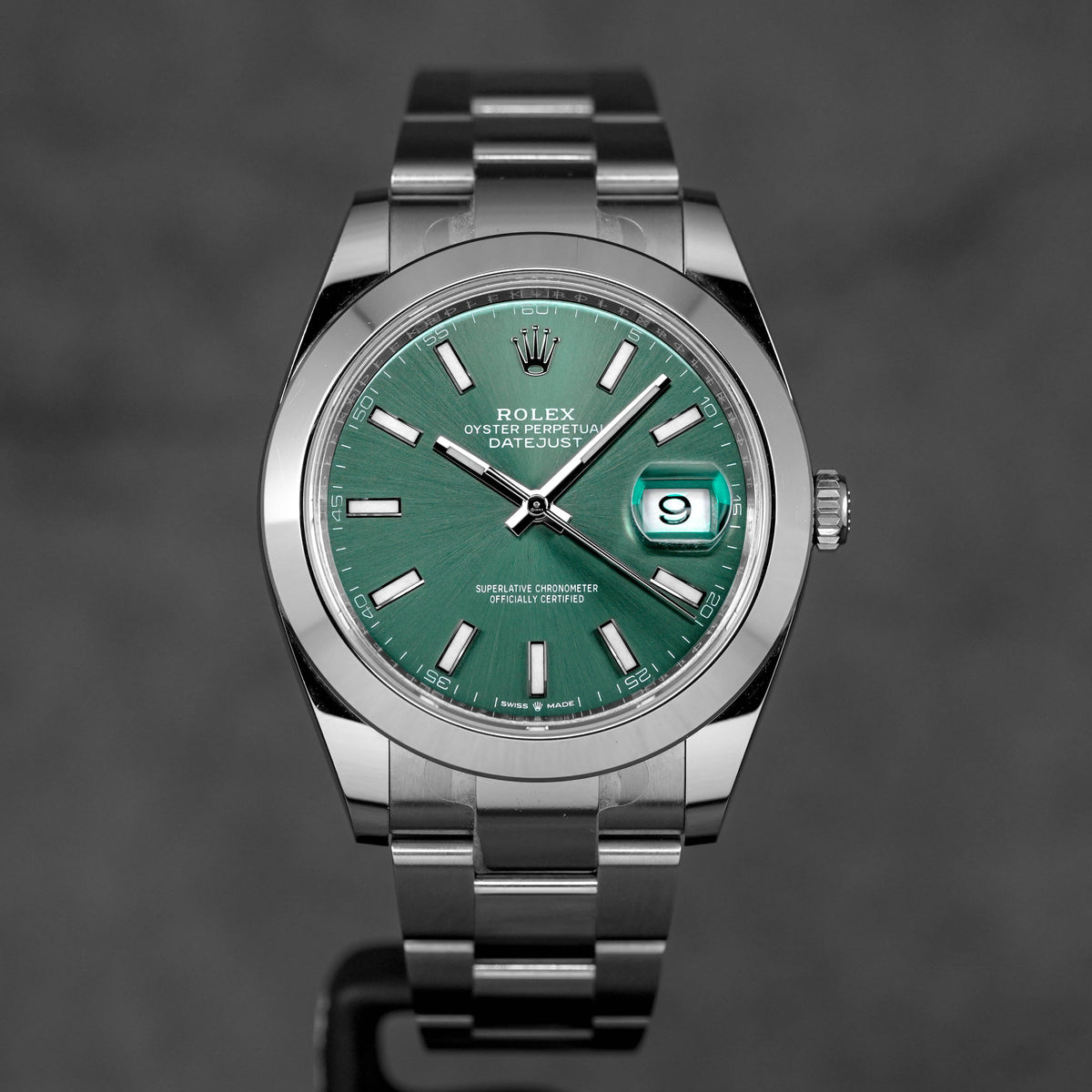 DATEJUST 41MM MINT GREEN DIAL (2022)
