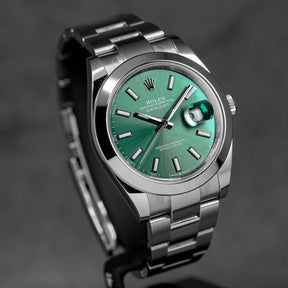 DATEJUST 41MM MINT GREEN DIAL (2022)