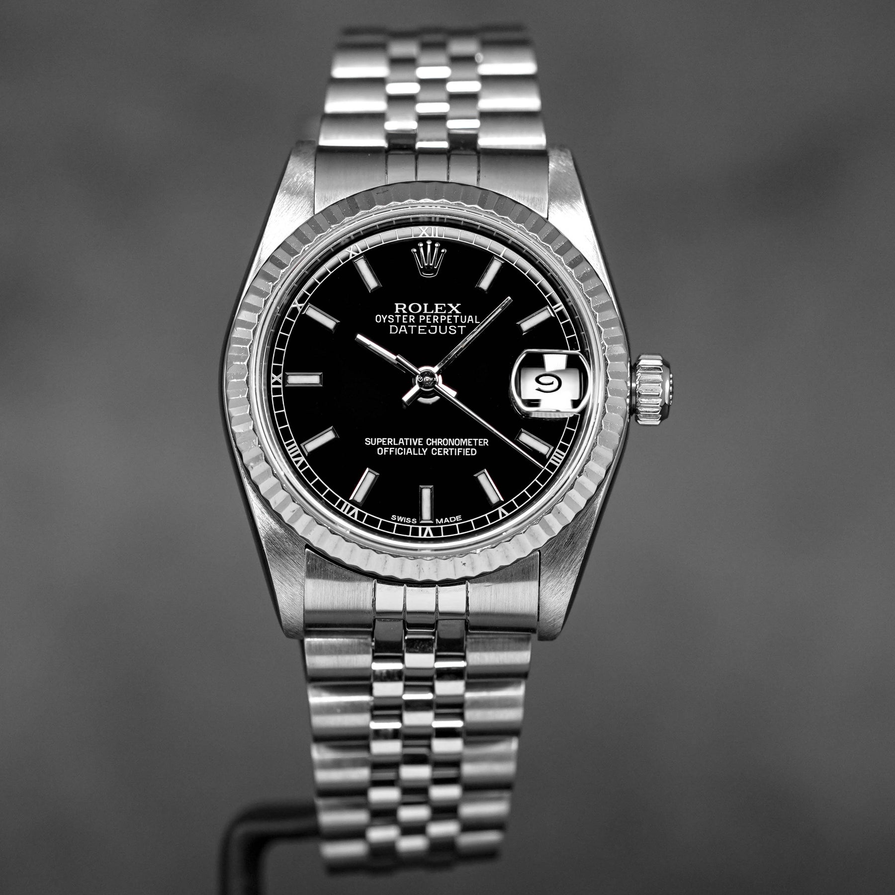 Datejust 31 black outlet dial