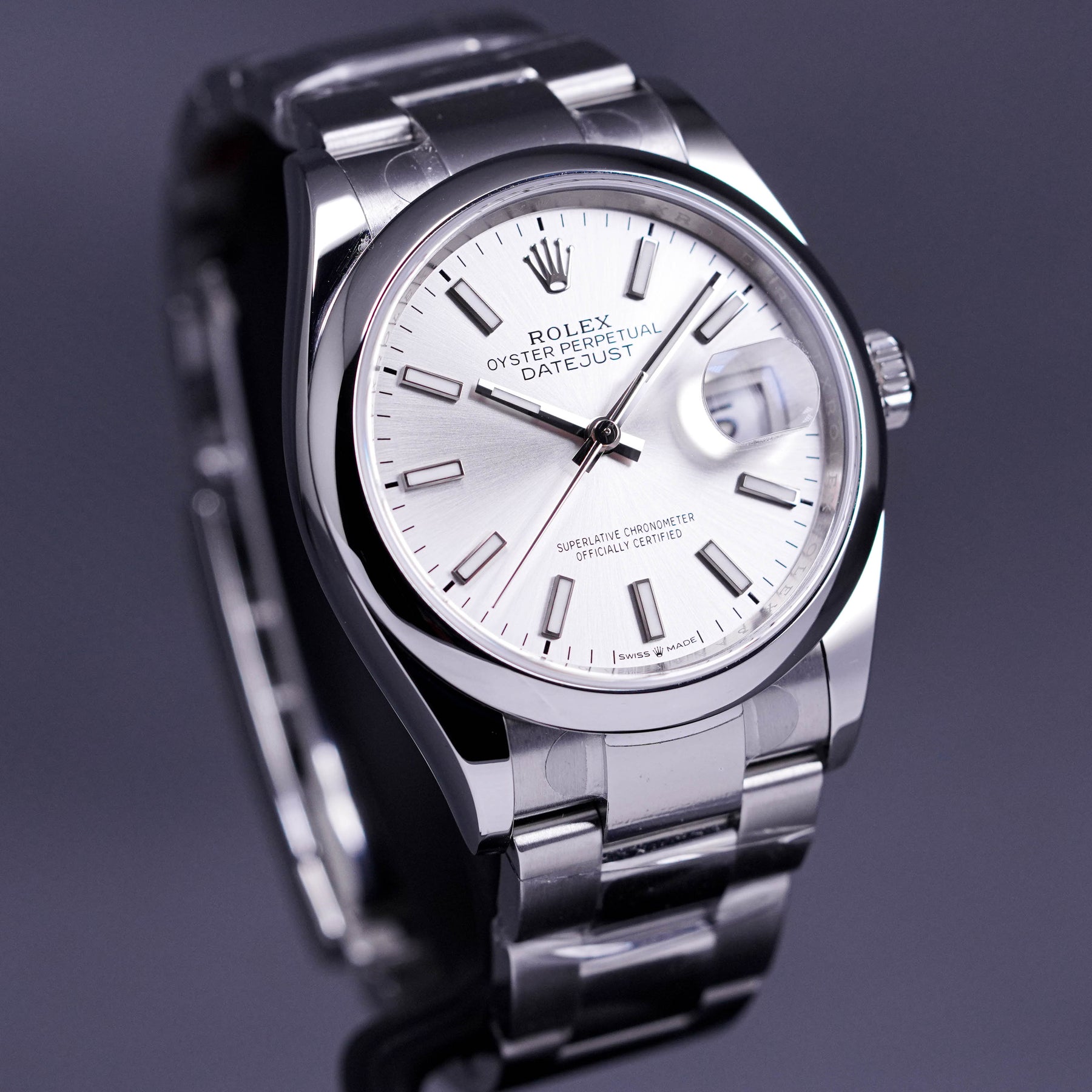 DATEJUST 36MM DOMED OYSTER SILVER DIAL (2021)