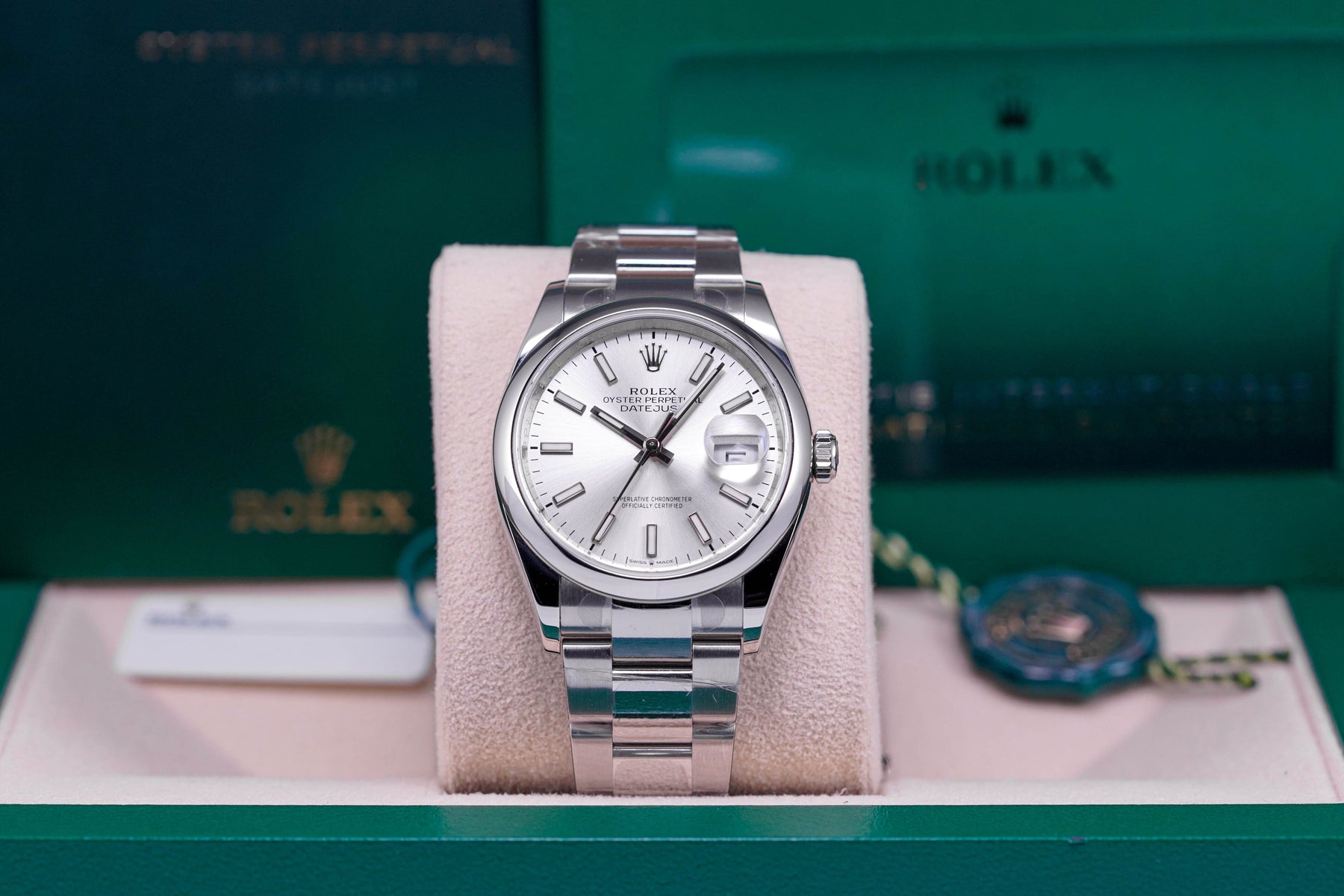 DATEJUST 36MM DOMED OYSTER SILVER DIAL (2021)