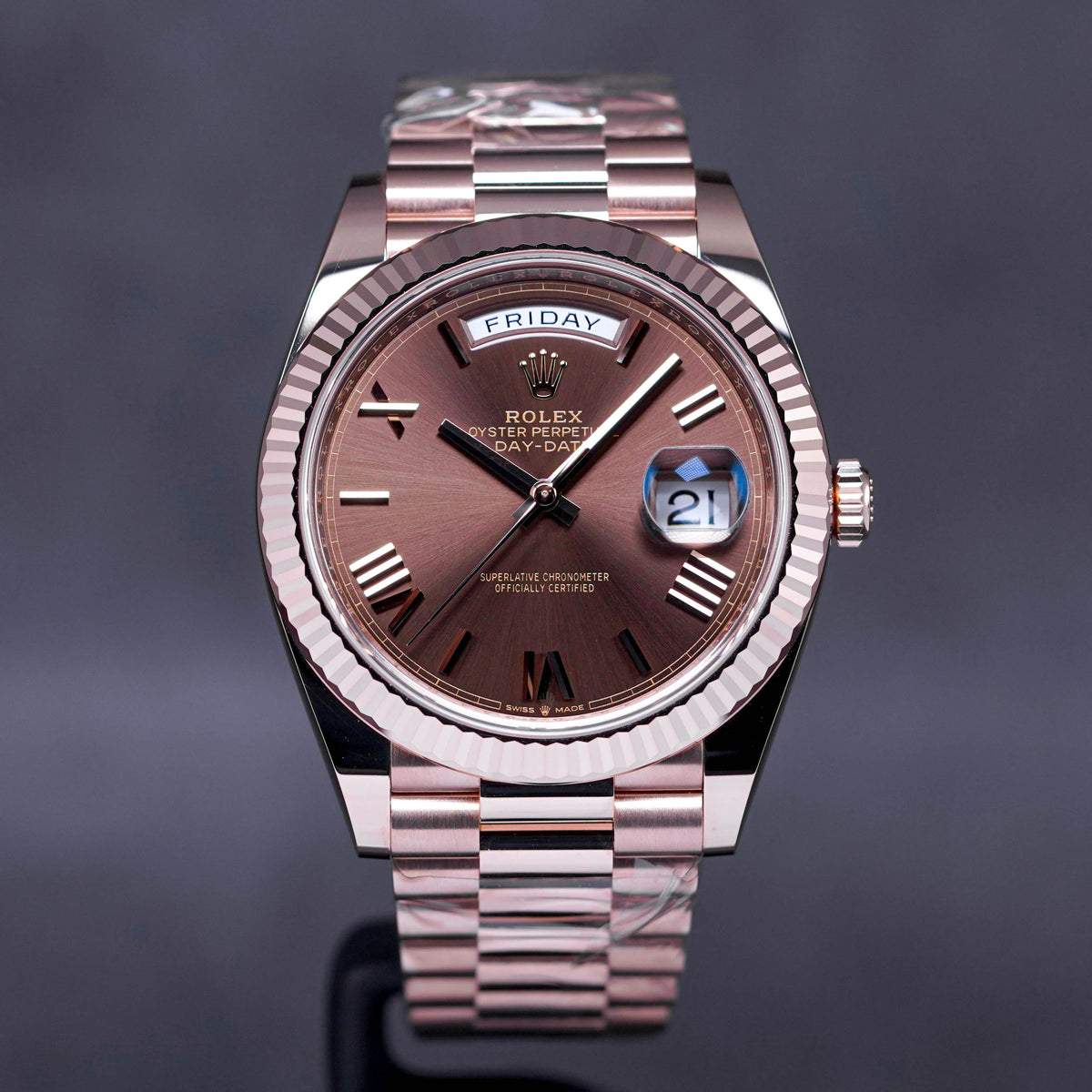 DAYDATE 40MM ROSEGOLD CHOCO DIAL (2022)
