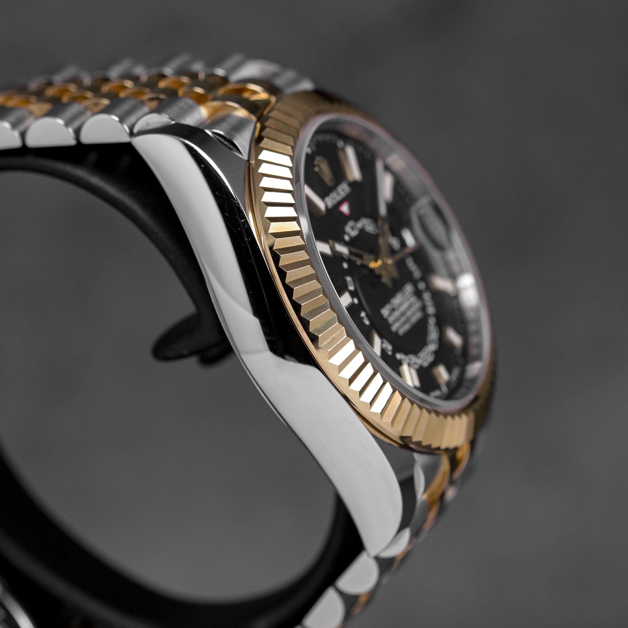 SKY-DWELLER TWOTONE YELLOWGOLD BLACK DIAL (2022)