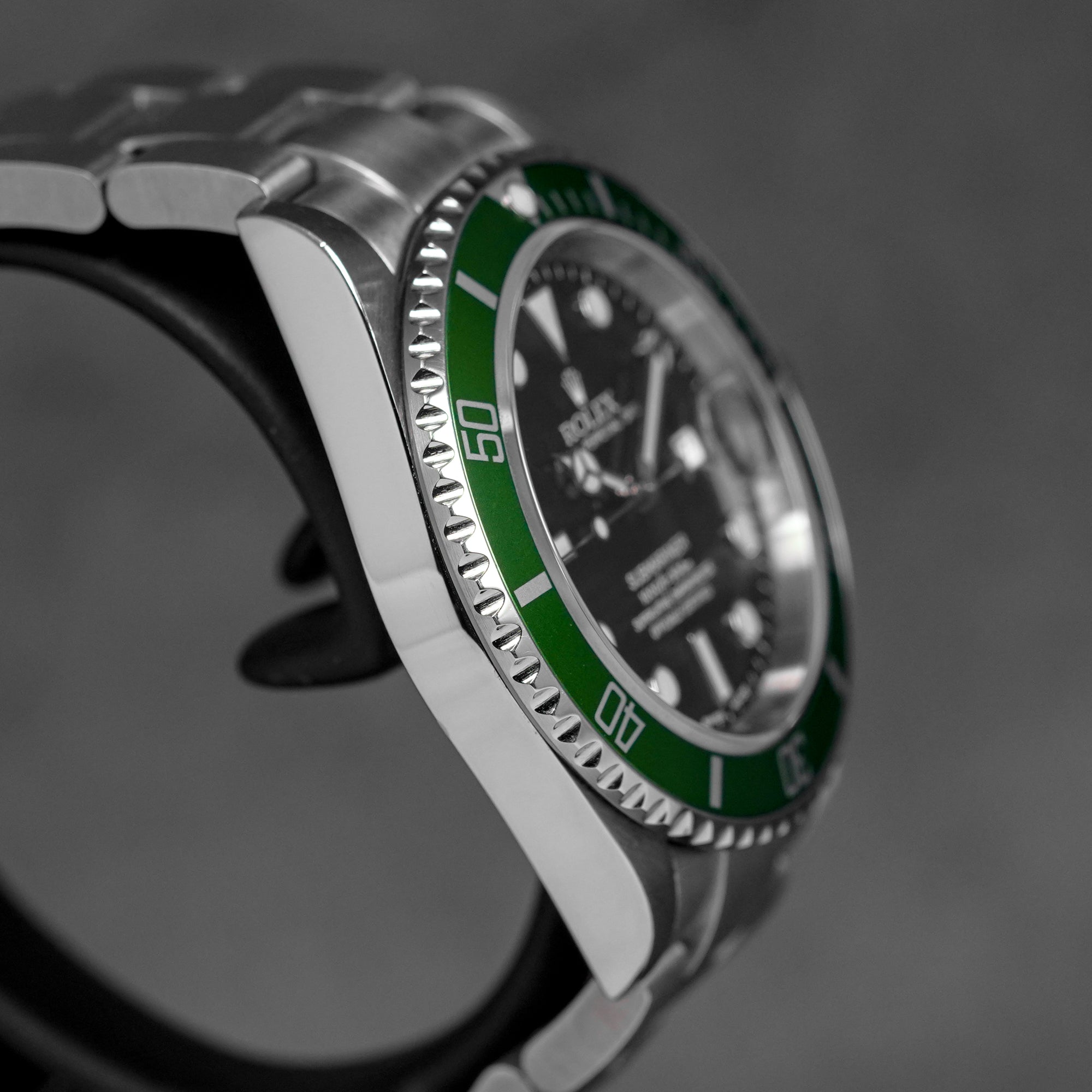 SUBMARINER DATE 40MM KERMIT 'Y SERIES' FLAT FOUR BEZEL (WATCH ONLY)