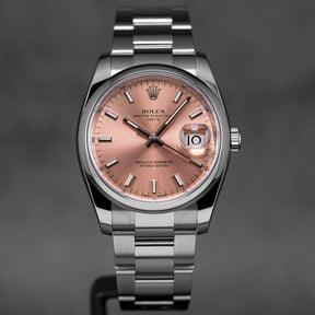 ROLEX OYSTER PERPETUAL DATE 34MM SALMON DIAL (2019) OMNILUXE