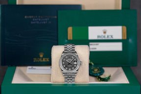 DATEJUST 28MM RHODIUM DIAMOND DIAL (2019)