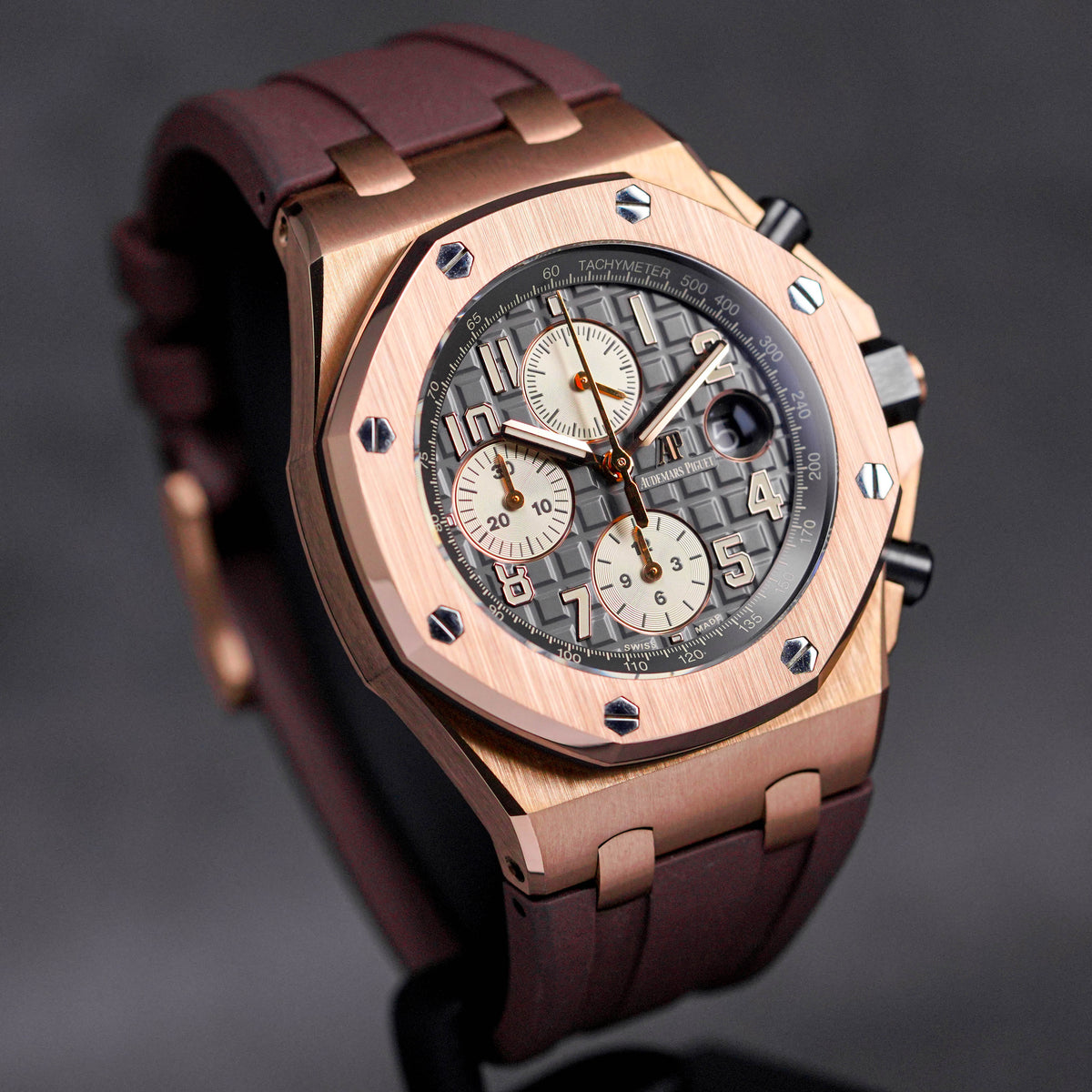ROYAL OAK OFFSHORE CHRONOGRAPH 42MM 'BRICK' ROSEGOLD GREY DIAL (2019)