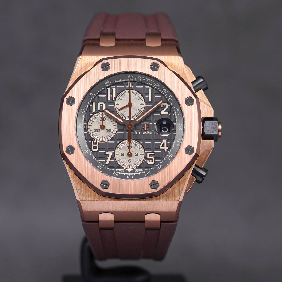 ROYAL OAK OFFSHORE CHRONOGRAPH 42MM 'BRICK' ROSEGOLD GREY DIAL (2019)