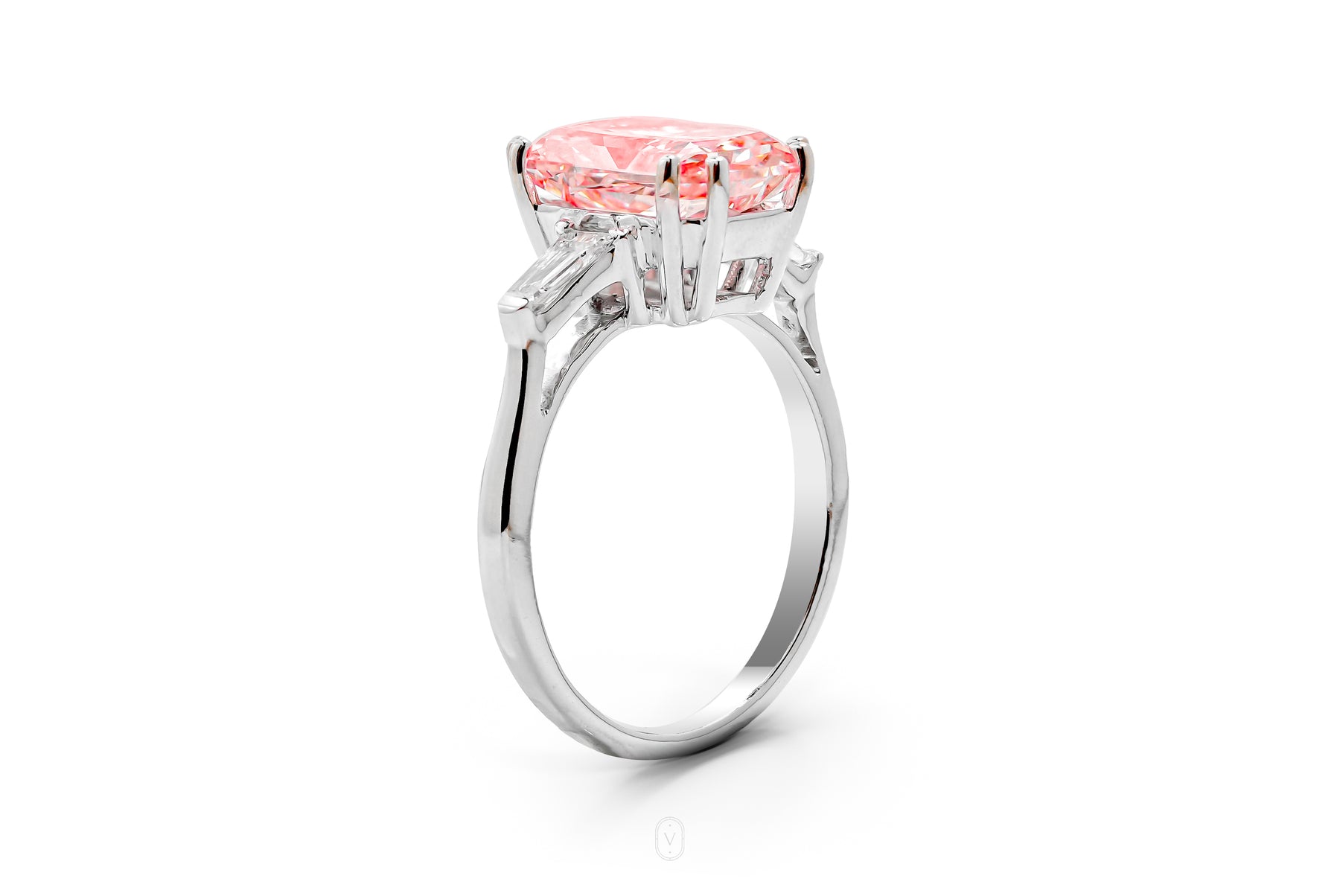 Radiant Fancy Pink Ring