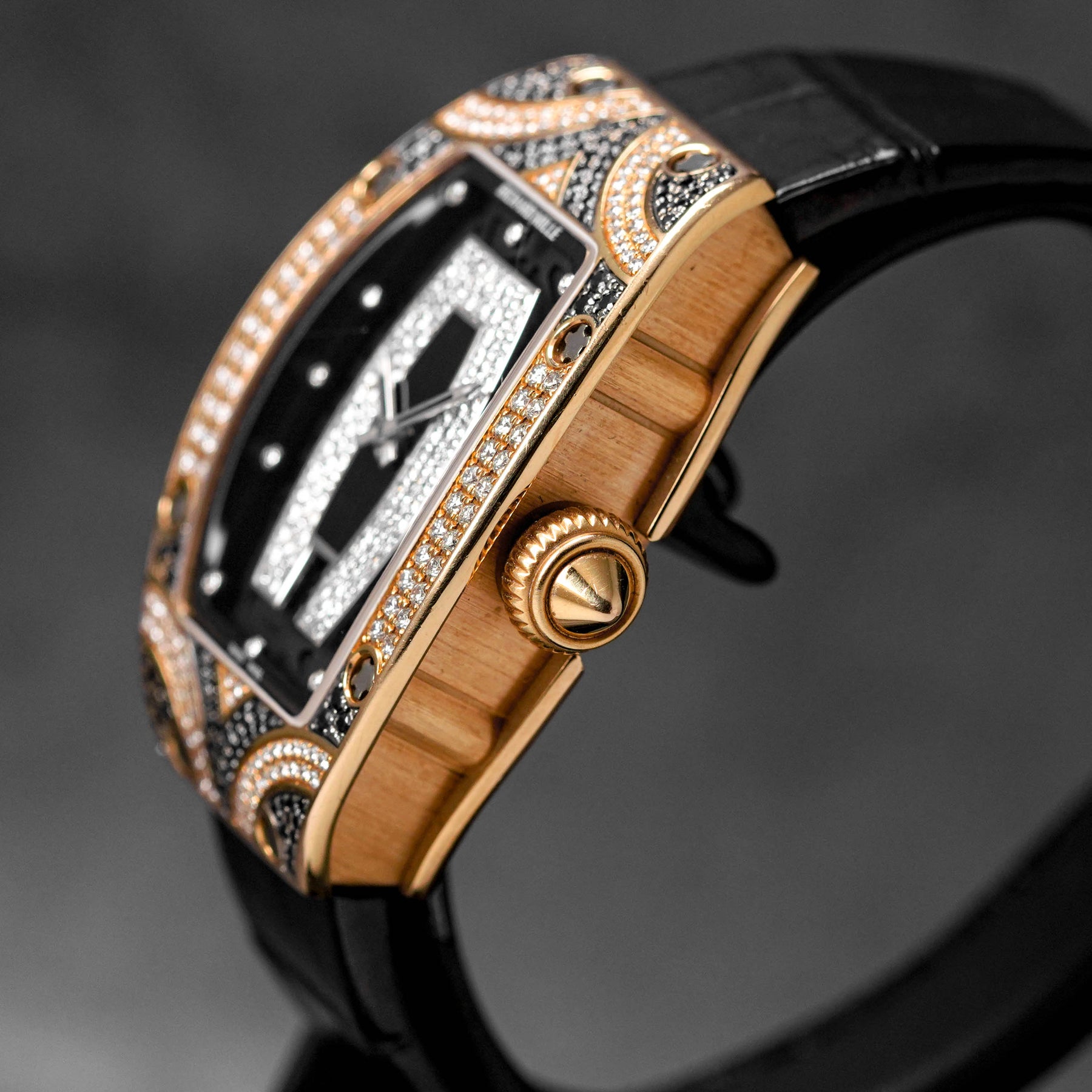 RM 007 ROSEGOLD DIAMOND (WATCH & BOX)