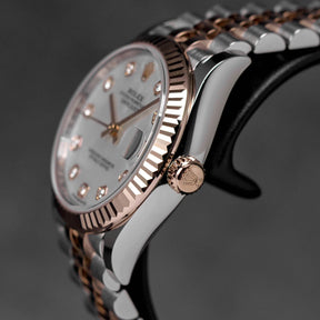 DATEJUST 31MM TWOTONE ROSEGOLD MOP DIAMOND DIAL (2025)