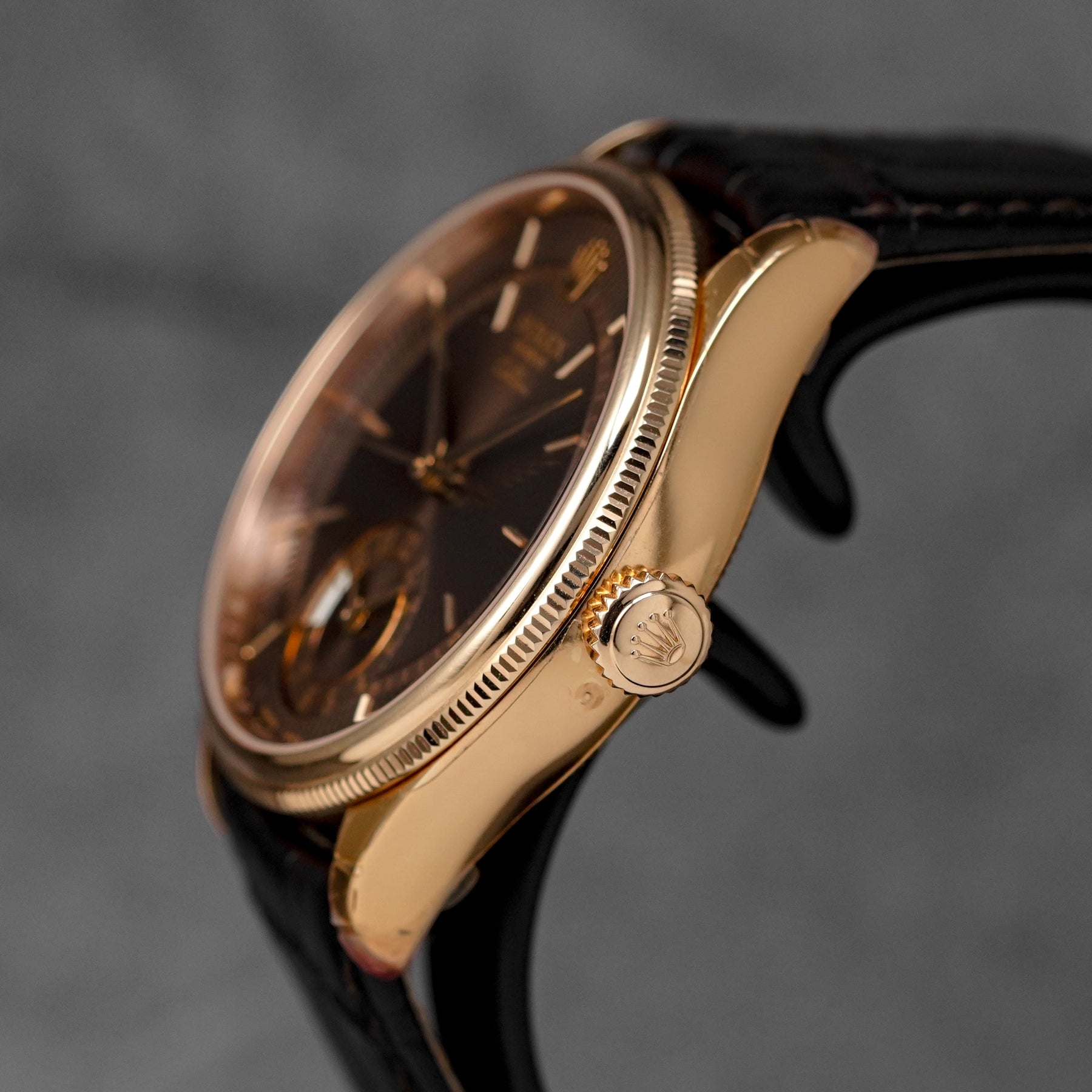 Harga Rolex Cellini Dualtime Rosegold Choco Indonesia