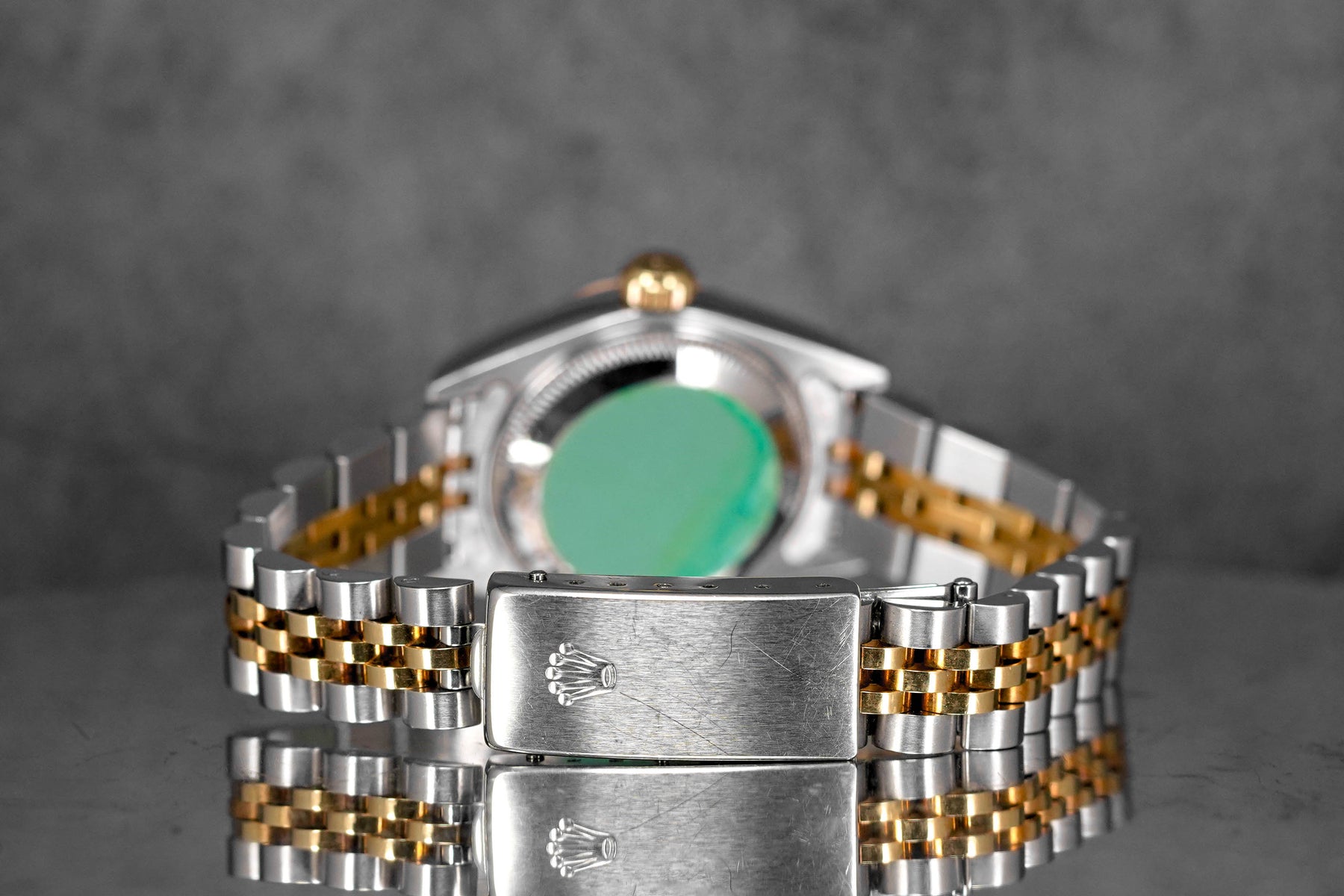 DATEJUST 26MM TWOTONE YELLOWGOLD CHAMPAGNE DIAMOND DIAL (WATCH ONLY)