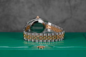 DATEJUST 31MM TWOTONE ROSEGOLD DARK MOP DIAMOND DIAL (2015)