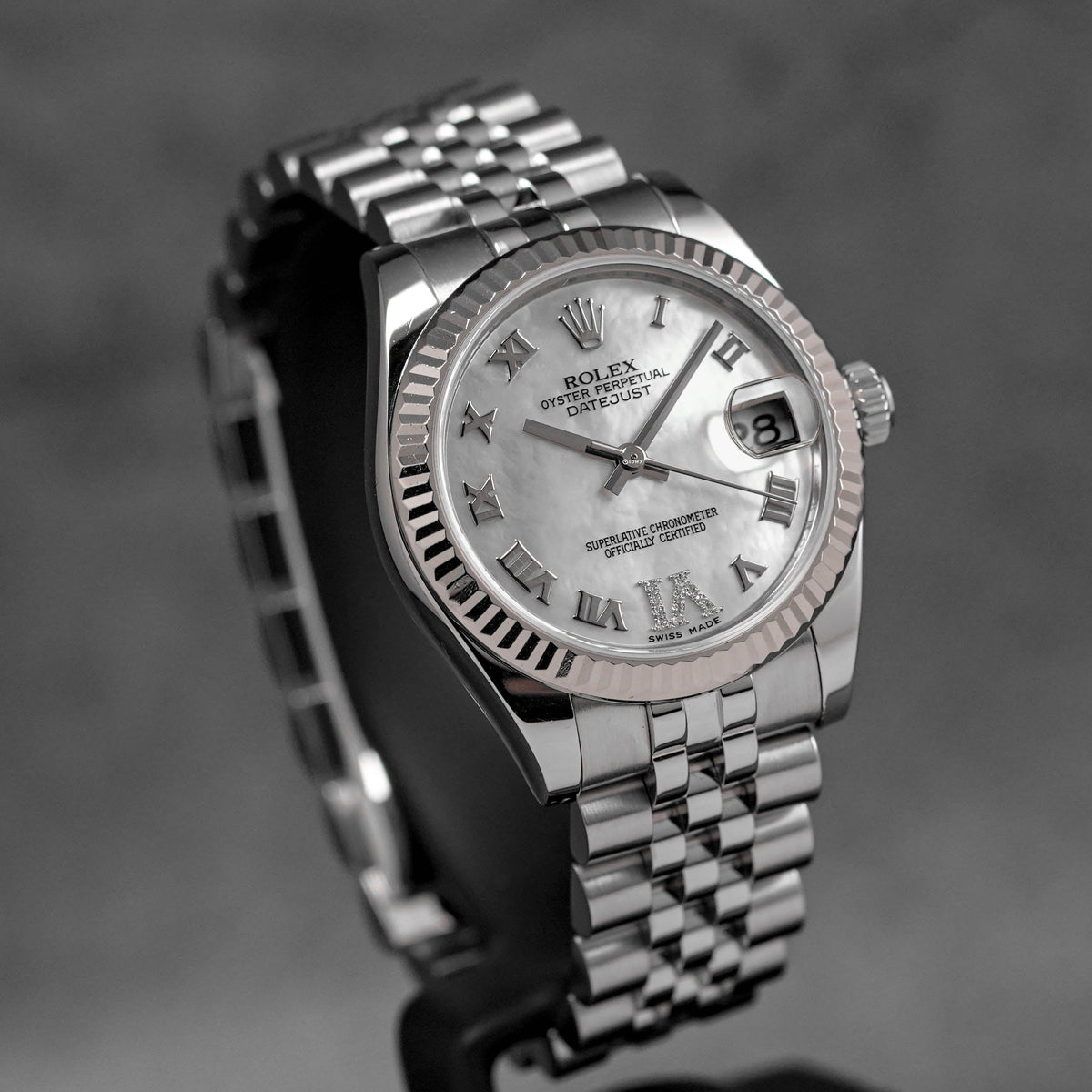 DATEJUST 31MM MOP ROMAN DIAL DIAMOND ON VI (2010)