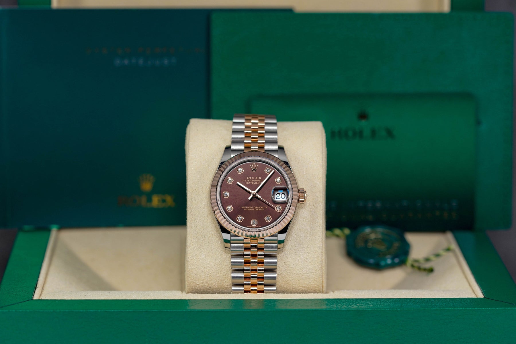 Harga Rolex Datejust 31 Rosegold Choco Indonesia