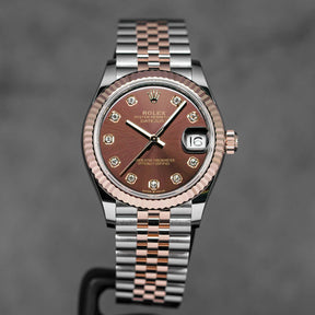Harga Rolex Datejust 31 Twotone Rosegold Choco Diamond Indonesia