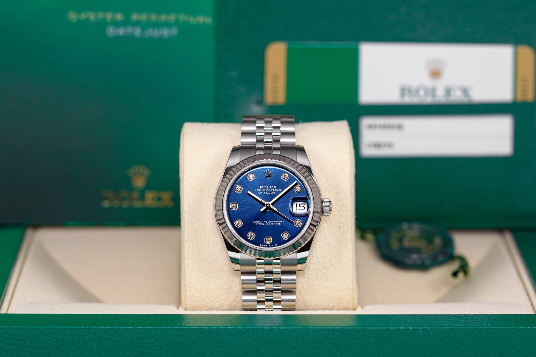 Harga Rolex Datejust 31mm Blue Diamond Indonesia