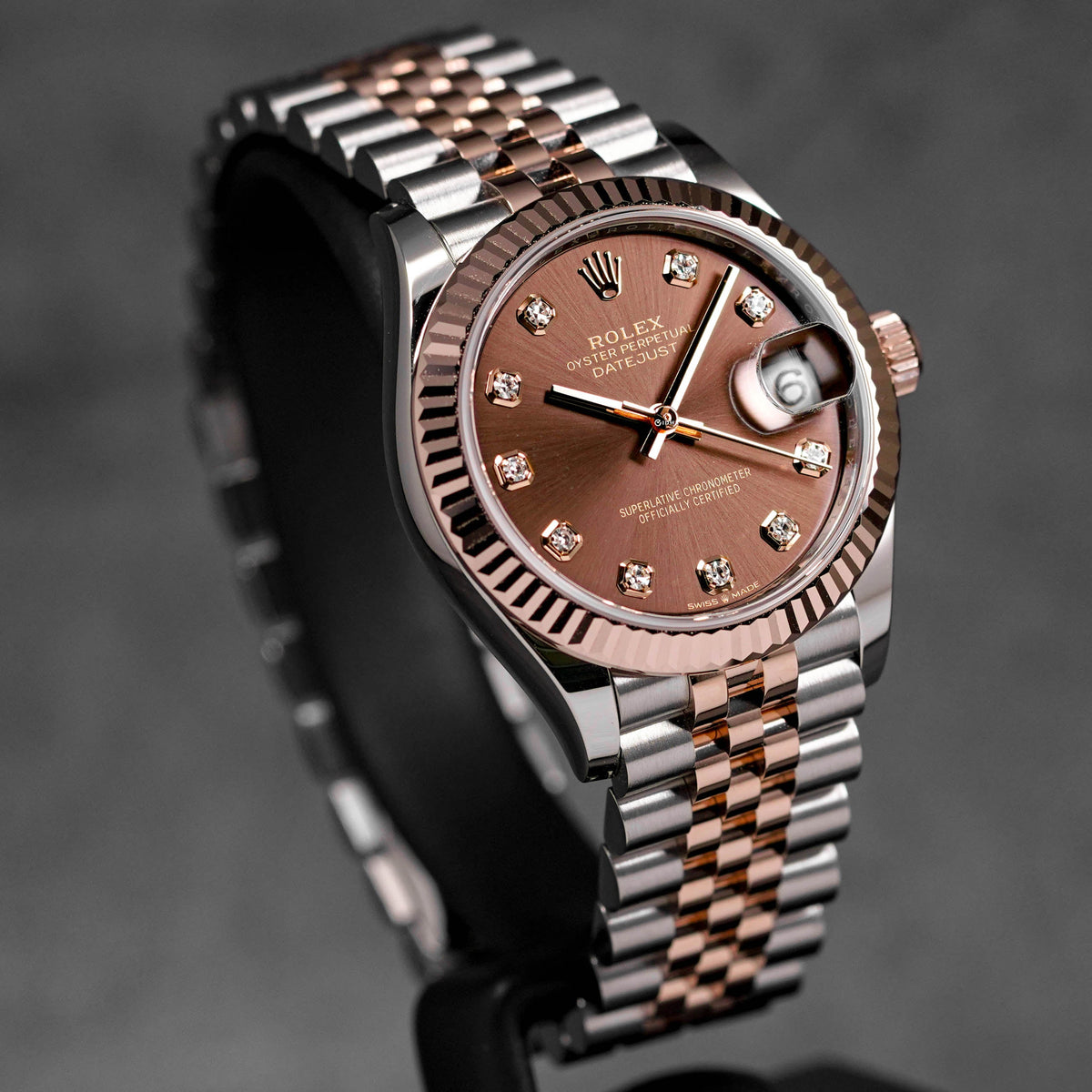 Harga Rolex Datejust 31mm Rosegold Choco Indonesia