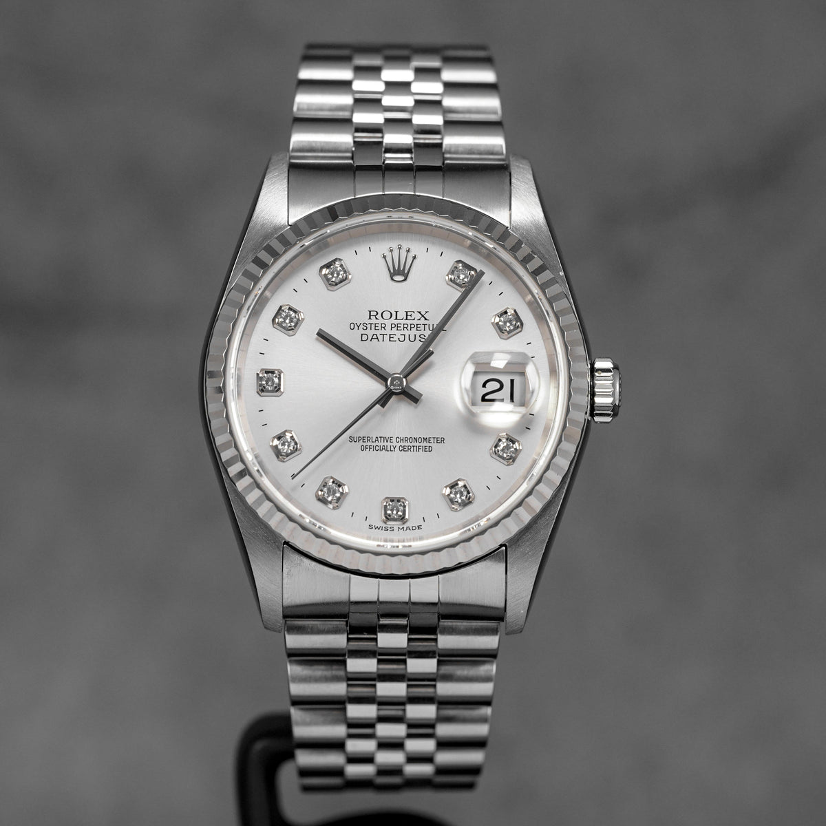 Harga Rolex Datejust 36 16234 Silver Diamond Indonesia