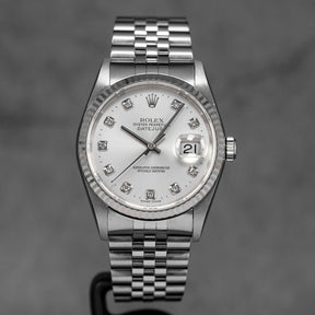Harga Rolex Datejust 36 16234 Silver Diamond Indonesia