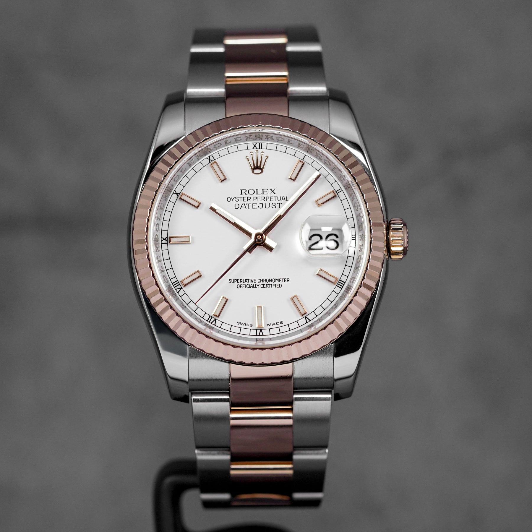 Harga Rolex Datejust 36 Rosegold White Indonesia