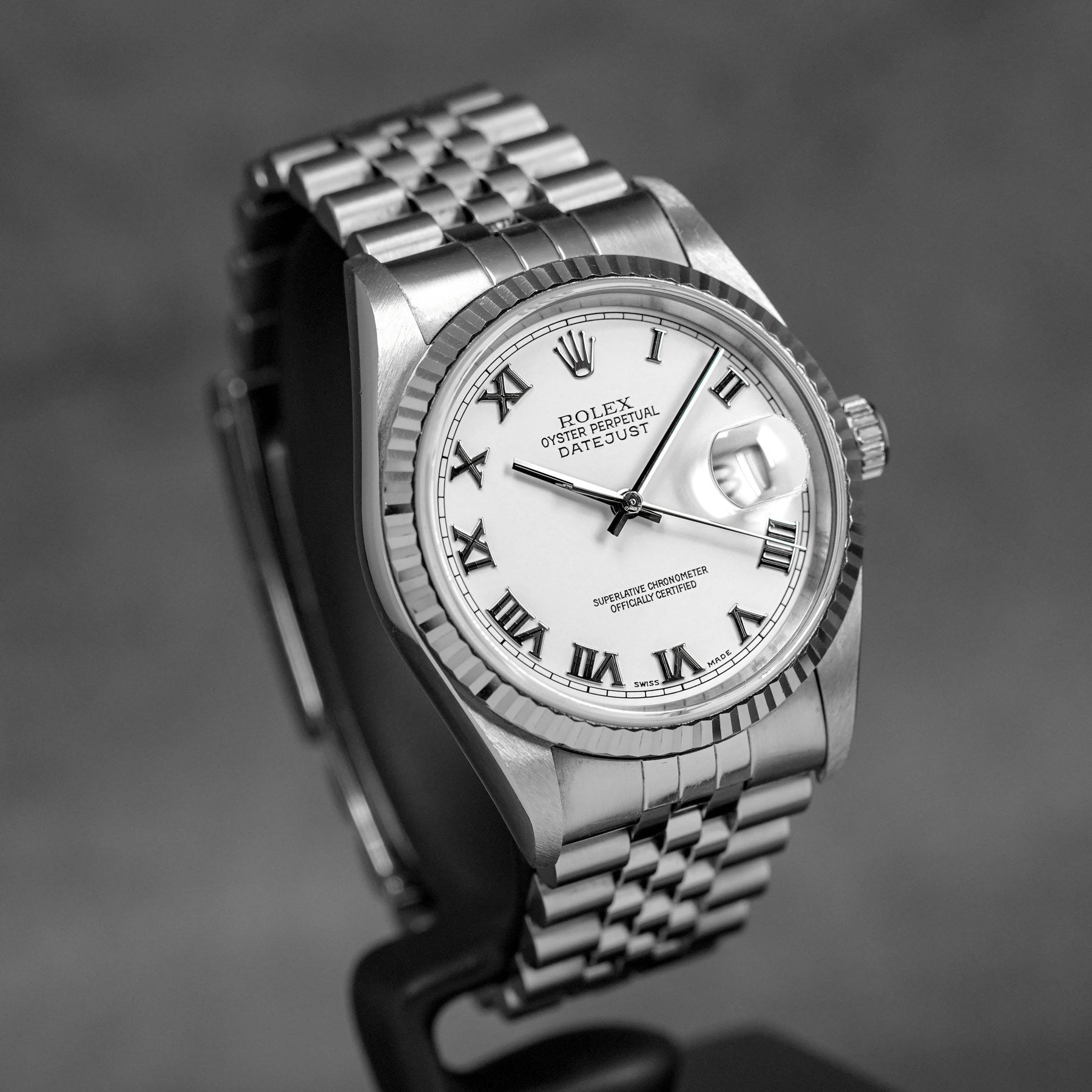 DATEJUST 36MM WHITE ROMAN DIAL Y SERIES (UNDATED)