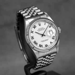 DATEJUST 36MM WHITE ROMAN DIAL Y SERIES (UNDATED)