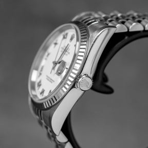 DATEJUST 36MM WHITE ROMAN DIAL Y SERIES (UNDATED)