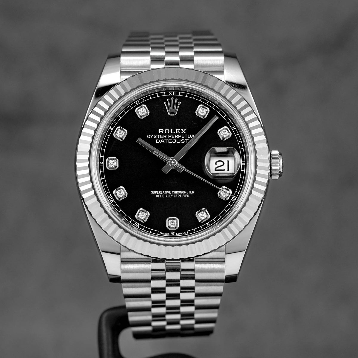 DATEJUST 41MM BLACK DIAMOND DIAL (2025)
