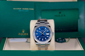 DATEJUST 41MM BLUE DIAL (2025)