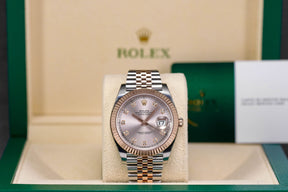 Harga Rolex Datejust 41 Pink Sundust Diamond