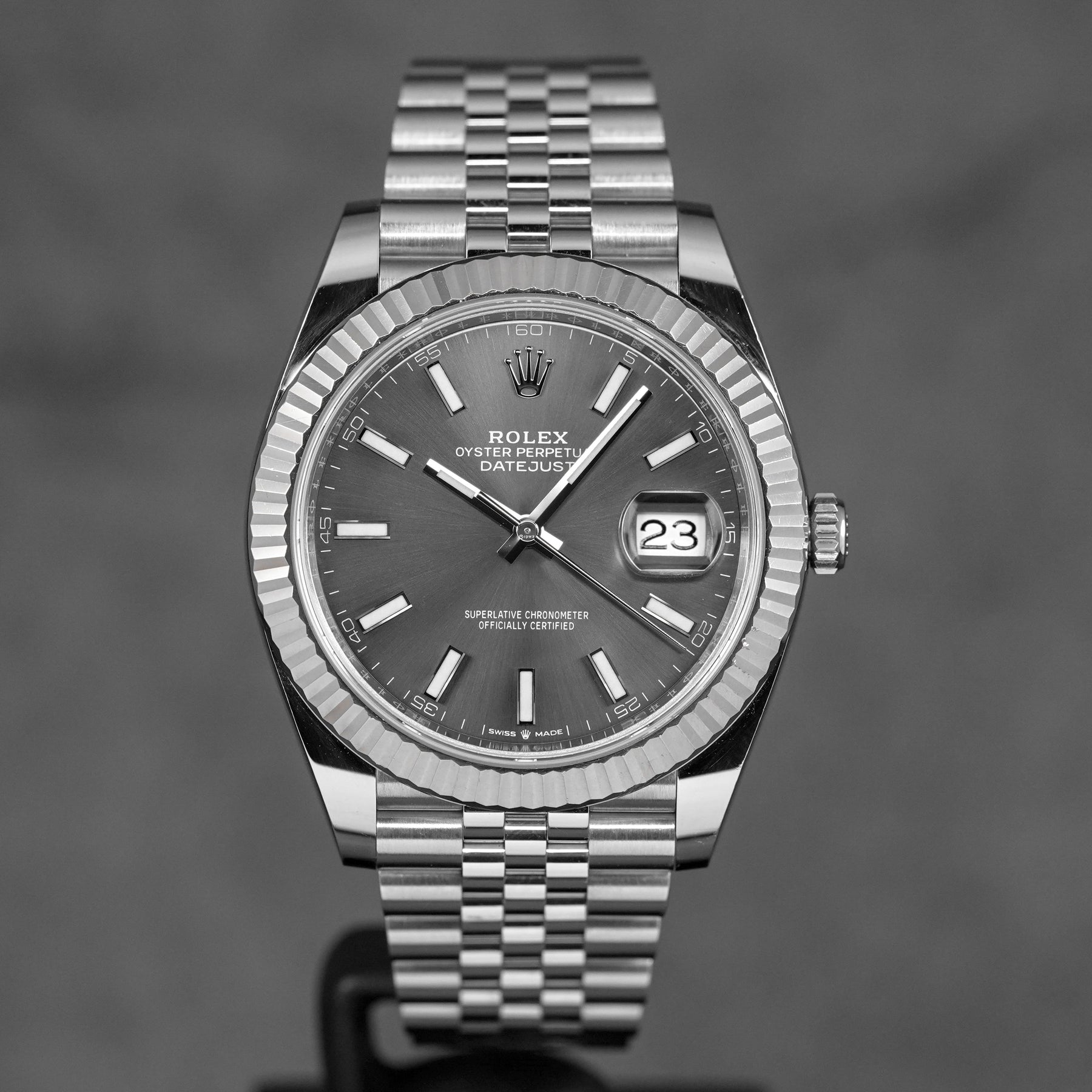 Harga Rolex Datejust 41 Rhodium Indonesia