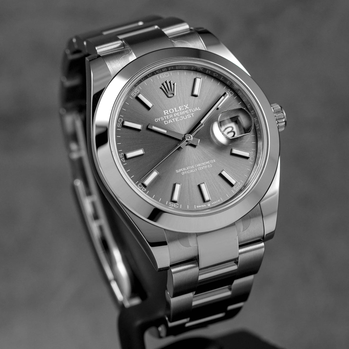 DATEJUST 41MM RHODIUM DIAL (2023)