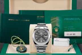DATEJUST 41MM RHODIUM DIAL (2023)