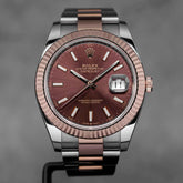 Harga Rolex Datejust 41 Twotone Rosegold Choco Indonesia