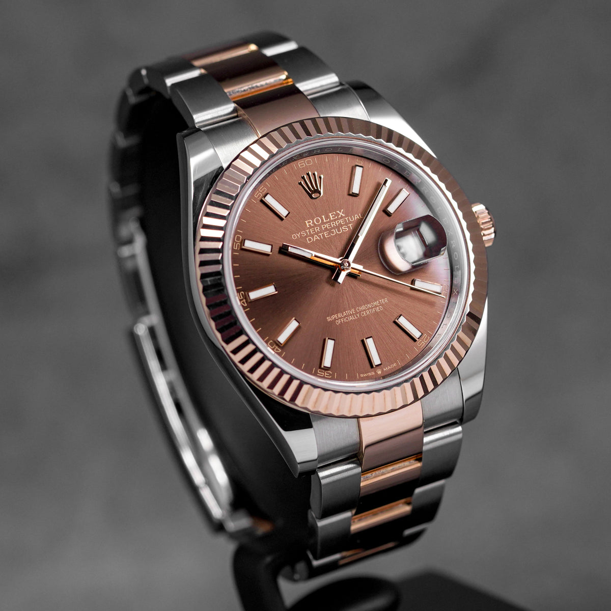 Harga Rolex Datejust 41 Twotone Rosegold Choco Indonesia