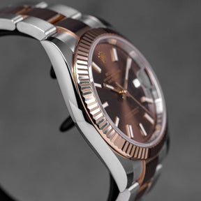 Harga Rolex Datejust 41 Twotone Rosegold Choco Indonesia