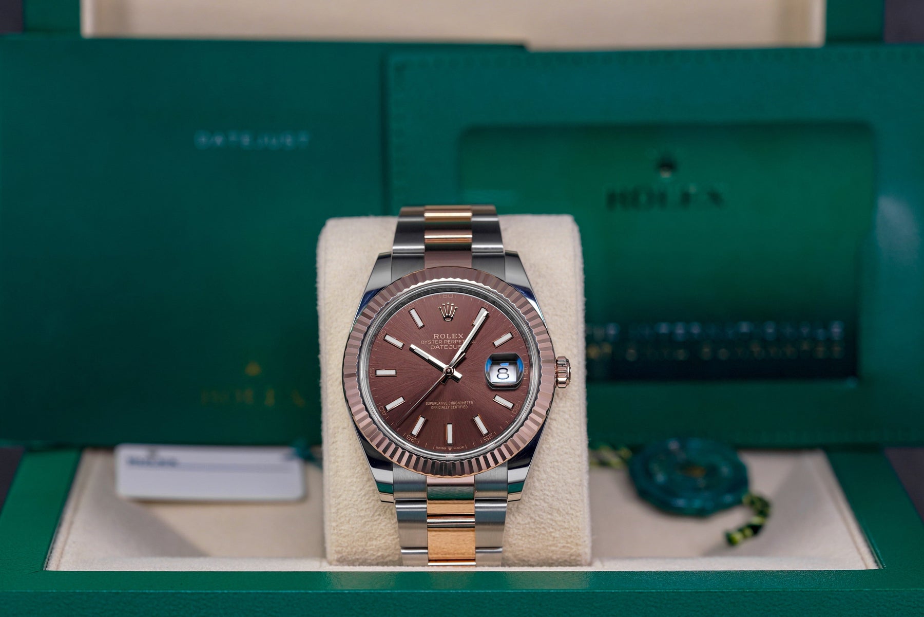 Harga Rolex Datejust 41 Twotone Rosegold Choco Indonesia