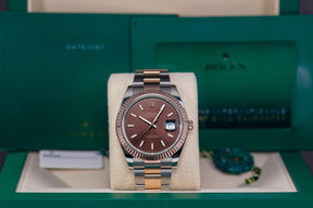Harga Rolex Datejust 41 Twotone Rosegold Choco Indonesia