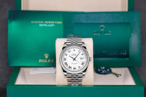 Harga Rolex Datejust 41 White Roman Indonesia