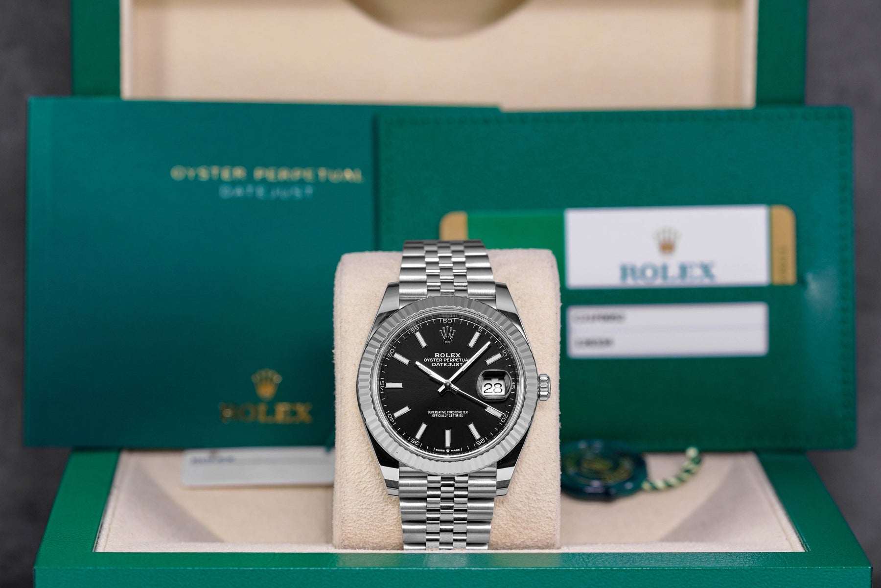 DATEJUST 41MM BLACK DIAL (2020)