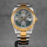 Harga Rolex Datejust 41mm Twotone Wimbledon Indonesia